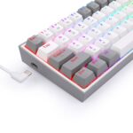 Gaming πληκτρολόγιο - Redragon K617 Fizz RGB (White/Grey)