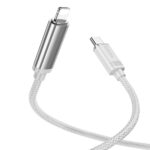 HOCO - U127 DATA CABLE Type C to Lightning PD 2,4A 27W 1,2M Silver