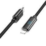 HOCO - U127 DATA CABLE Type C to Lightning PD 2,4A 27W 1,2M Black