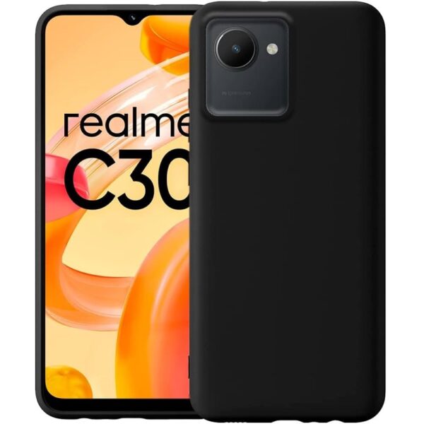 REALME C30 - ΘΗΚΗ ΣΙΛΙΚΟΝΗΣ MAT ΜΑΥΡΗ