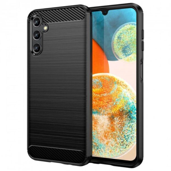 SAMSUNG A556B Galaxy A55 5G - ΘΗΚΗ ΣΙΛΙΚΟΝΗΣ CARBON ΜΑΥΡΗ