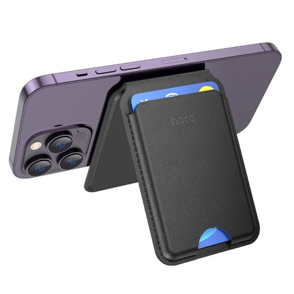 HOCO - GT3 magnetic wallet compatible with MagSafe black
