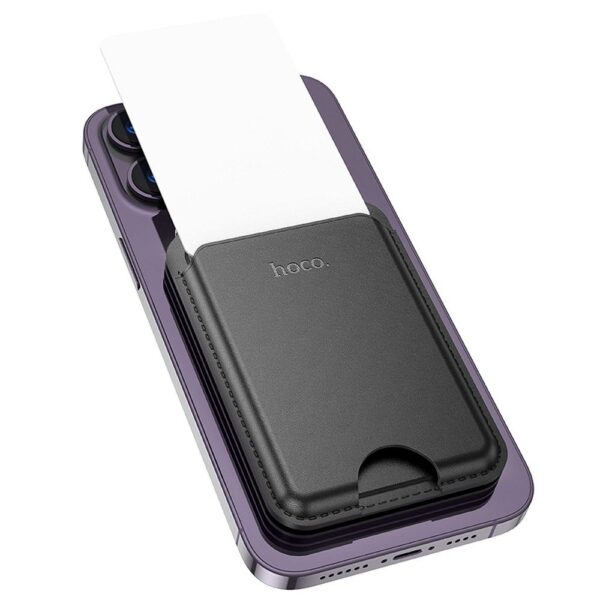 HOCO - GT3 magnetic wallet compatible with MagSafe black