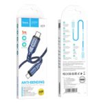 HOCO - X59 DATA CABLE Type C to Type C PD QC 3A 60W 1m blue