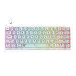 Havit KB877L - Gaming Ενσύρματο πληκτρολόγιο Transparent White
