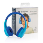 Motorola Moto JR300 BL Μπλε ασύρματα on ear Bluetooth παιδικά ακουστικά με splitter