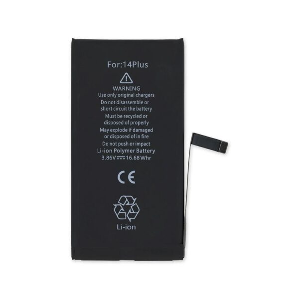 APPLE iPhone 14 Plus - BATTERY 100% health, no soldering, without any pop-up BULK