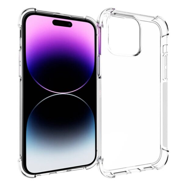 APPLE iPhone 16 Pro Max - ΘΗΚΗ ΣΙΛΙΚΟΝΗΣ ANTI-SHOCK ΔΙΑΦΑΝΗ