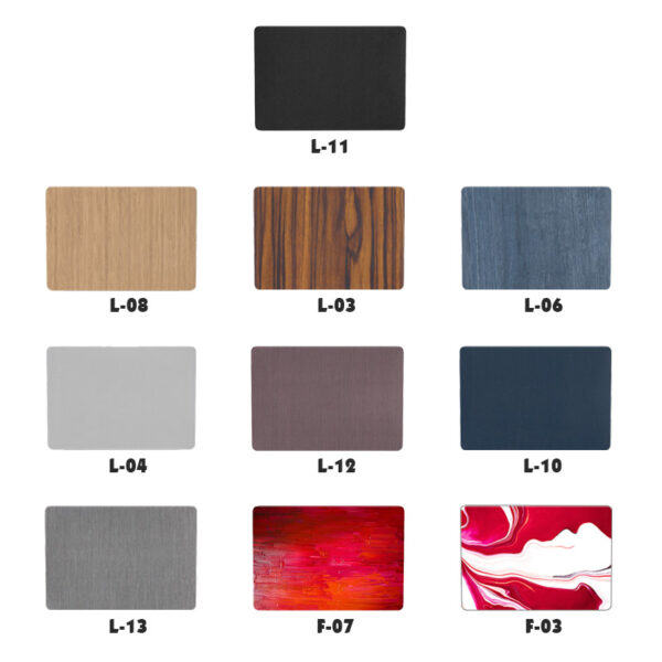 DEVIA Intelligent Colorful Back Sticker for Laptop 16"(10pcs) MIX Color