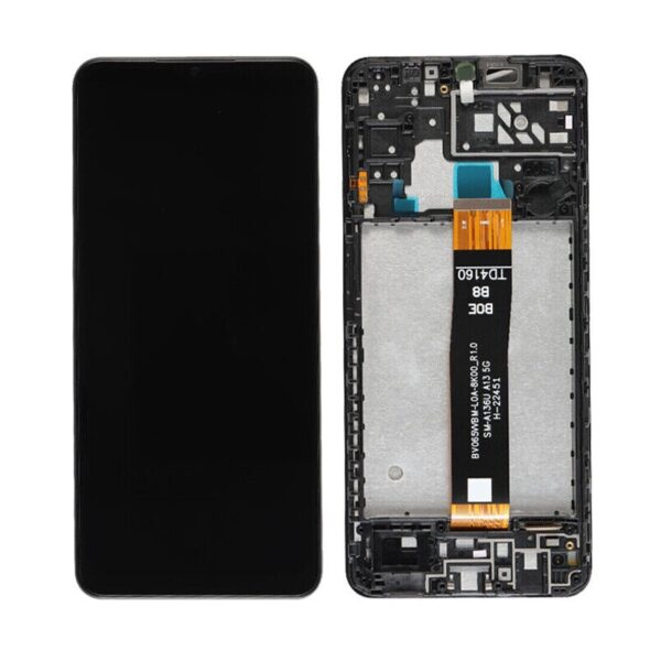 SAMSUNG A047F Galaxy A04s - LCD + Touch + Frame Black Copy