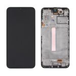 SAMSUNG A256B Galaxy A25 5G - LCD - Complete front + Touch Black Original Service Pack
