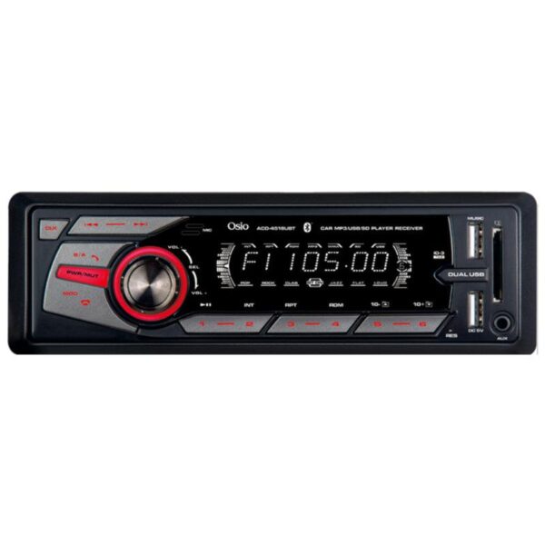 Osio Ηχοσύστημα αυτοκινήτου με Bluetooth, USB κάρτα SD και Aux-In