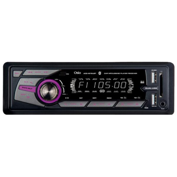 Osio Ηχοσύστημα αυτοκινήτου με Bluetooth, USB κάρτα SD και Aux-In