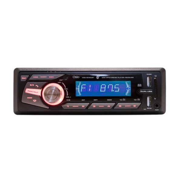 Osio Ηχοσύστημα αυτοκινήτου με Bluetooth, USB κάρτα SD και Aux-In