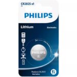 PHILIPS CR2016 3V 75mAh ΜΠΑΤΑΡΙΑ ΛΙΘΙΟΥ  Καρτέλα 1 τεμ