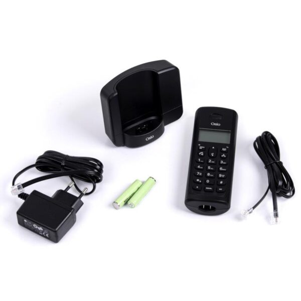 Osio OSD-8910B ΦΩΤΙΖΟΜΕΝΗ ΟΘΟΝΗ Μαύρο (Ελληνικό Μενού) Ασύρματο τηλέφωνο
