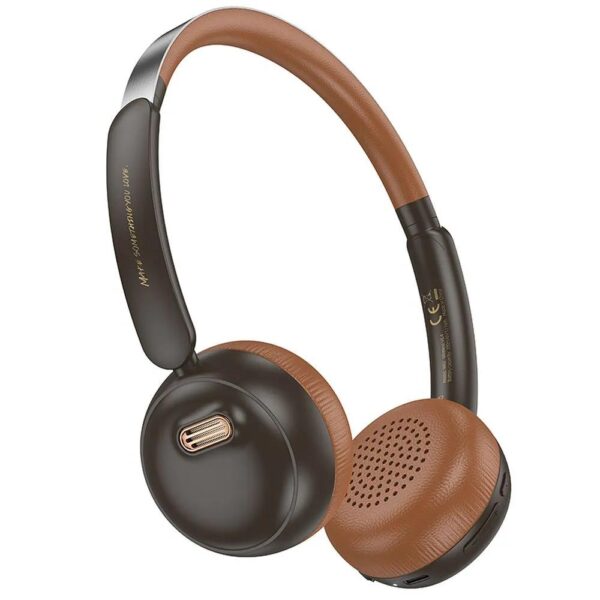 HOCO wire headphones bluetooth W62 Brown