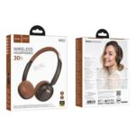HOCO wire headphones bluetooth W62 Brown