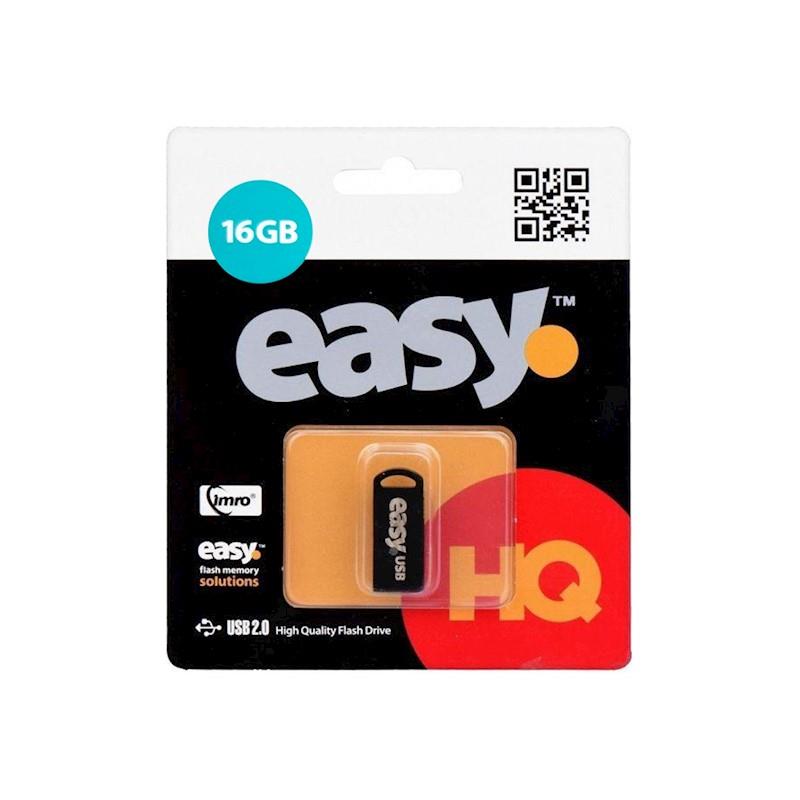 Στικάκι USB Imro 16GB USB 2.0 Easy Mαύρο