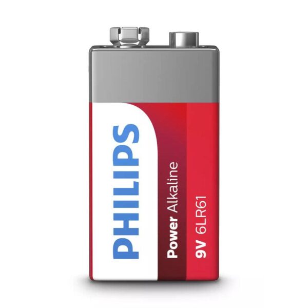 PHILIPS 9V POWER ALKALINE BATTERY Καρτέλα 1 τεμ